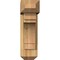 Ekena Millwork Merced Craftsman Rough Sawn Bracket w/ Offset Brace, Western Red Cedar, 6"W x 16"D x 20"H BKT0604X16X20MRC04RWR - alternate 3